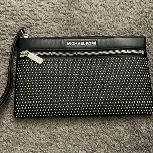 Michael Kors Leather Wristlet
